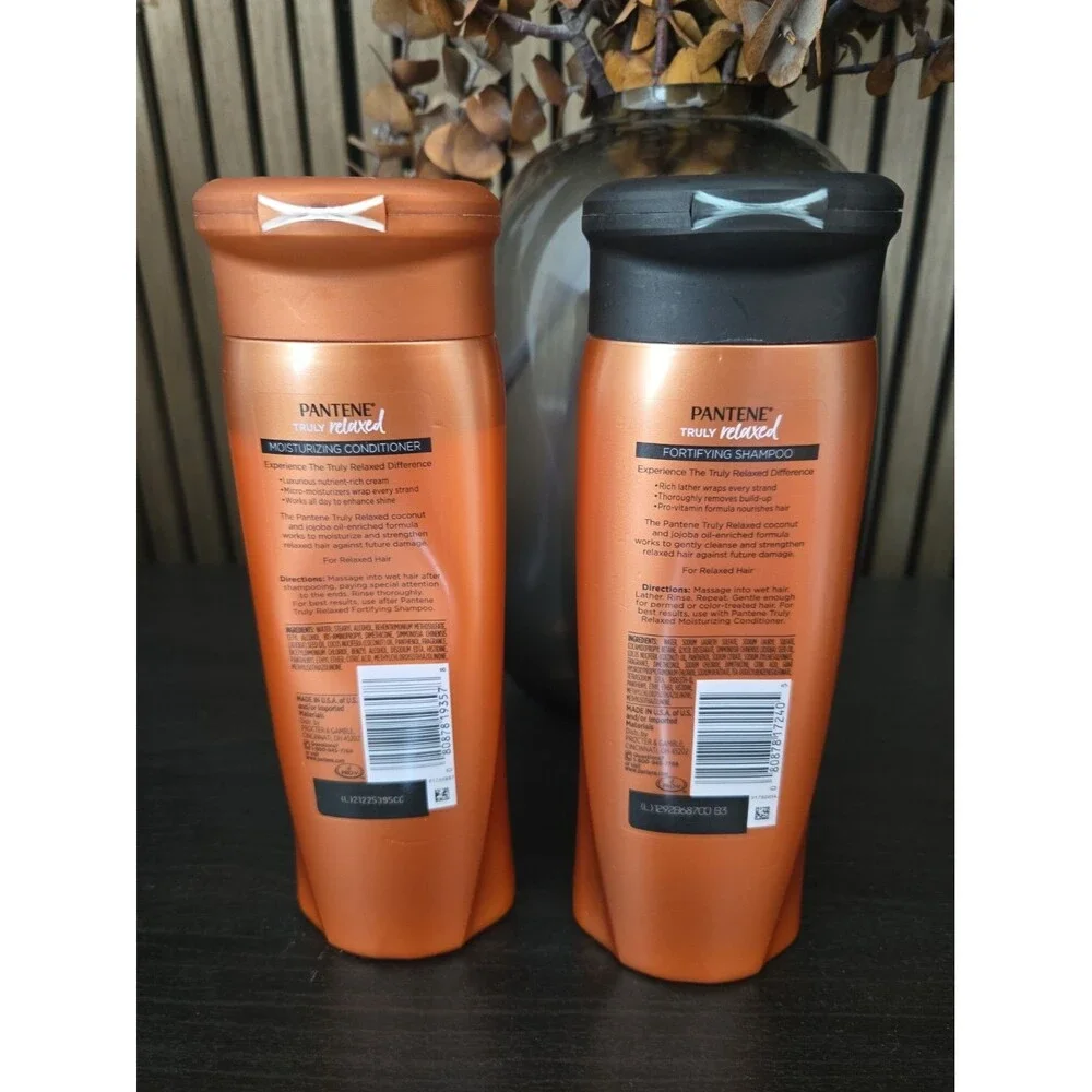 Pantene Truly Relaxed Fortifying Shampoo & Moisturizing Conditioner Set NEW